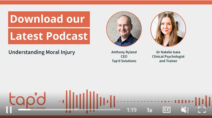 moral injury podcast screengrab